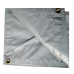 Xtarps -  12 x 20 - Gray Color 18oz Heavy Duty WaterProof Vinyl Trailer Tarp with 10 pcs 9" Rubber Bungee